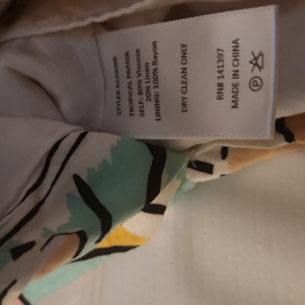 Neon floral skirt - Picture 3 of 3